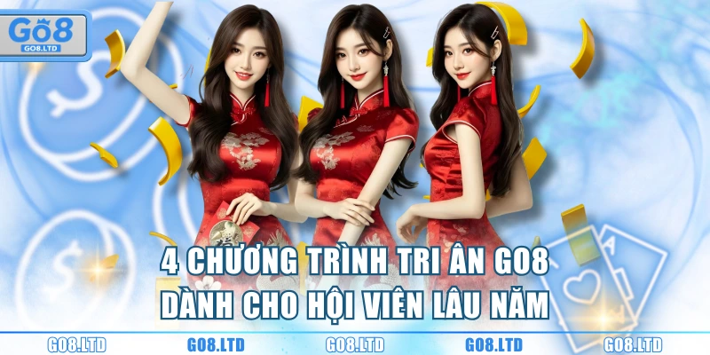 4 chương trình tri ân GO8 dành cho hội viên lâu năm
